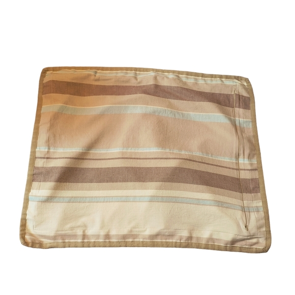 Linden Street Set Of 2 Teal Floral Reverse Cottage Core Pillow Shams Standard - Picture 2 of 7